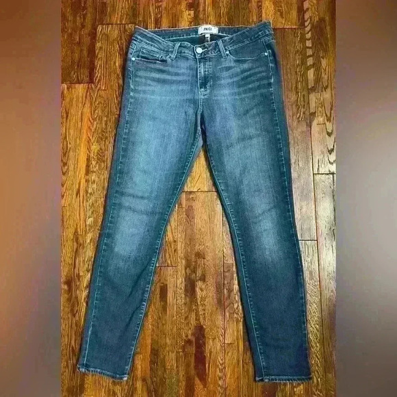 PAIGE Verdugo Ankle Skinny Jean in Nottingham - Picture 4 of 12